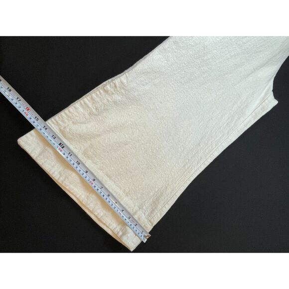 ~ By Anthropologie 0 Jumpsuit Linen Blend Cape Cod Crop Wide Leg Sleeveless - Picture 11 of 16